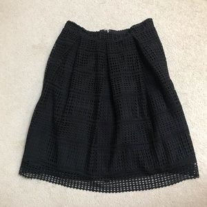 Black Eyelet skirt